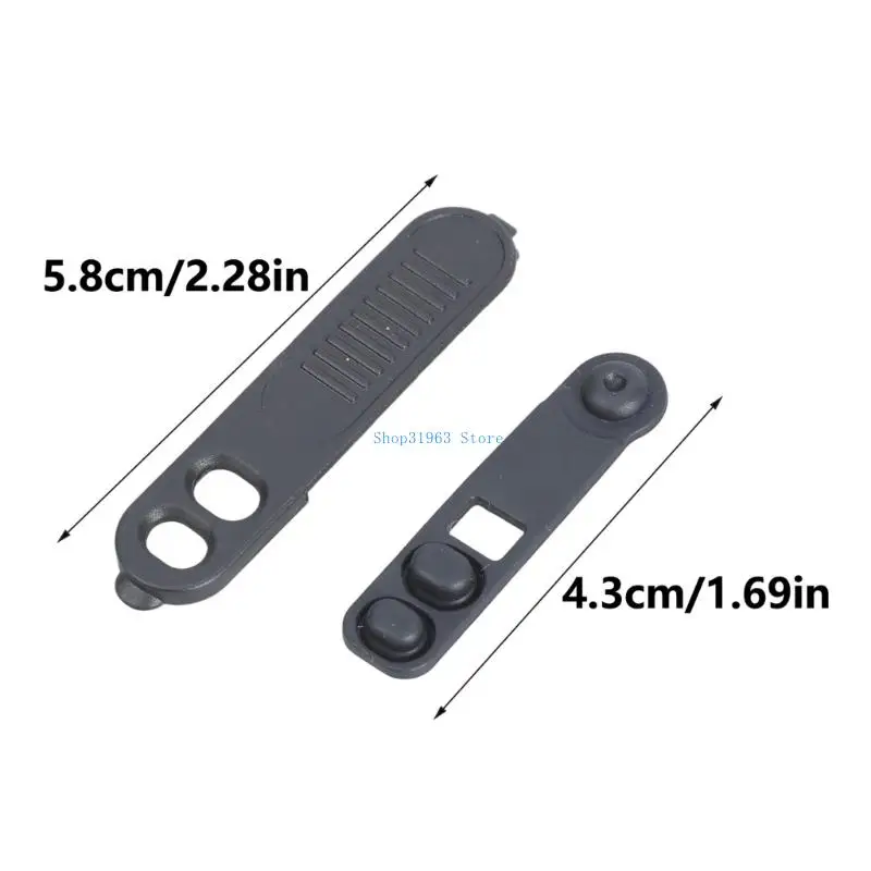 L4MA Sturdy PTT Frame with Silicone Button Long Lasting Use for CP200 EP450 CP04
