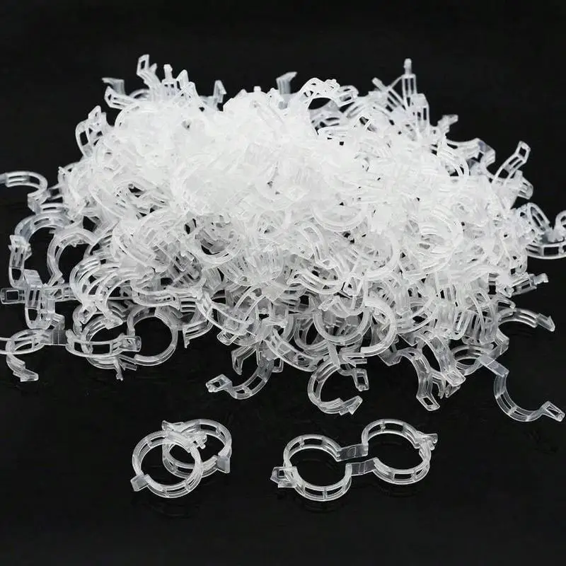 200 PCS Plant Clips Tomato Clips for Climbing Vines Vegetables Tomatoes Growing Upright Healthier Plants
