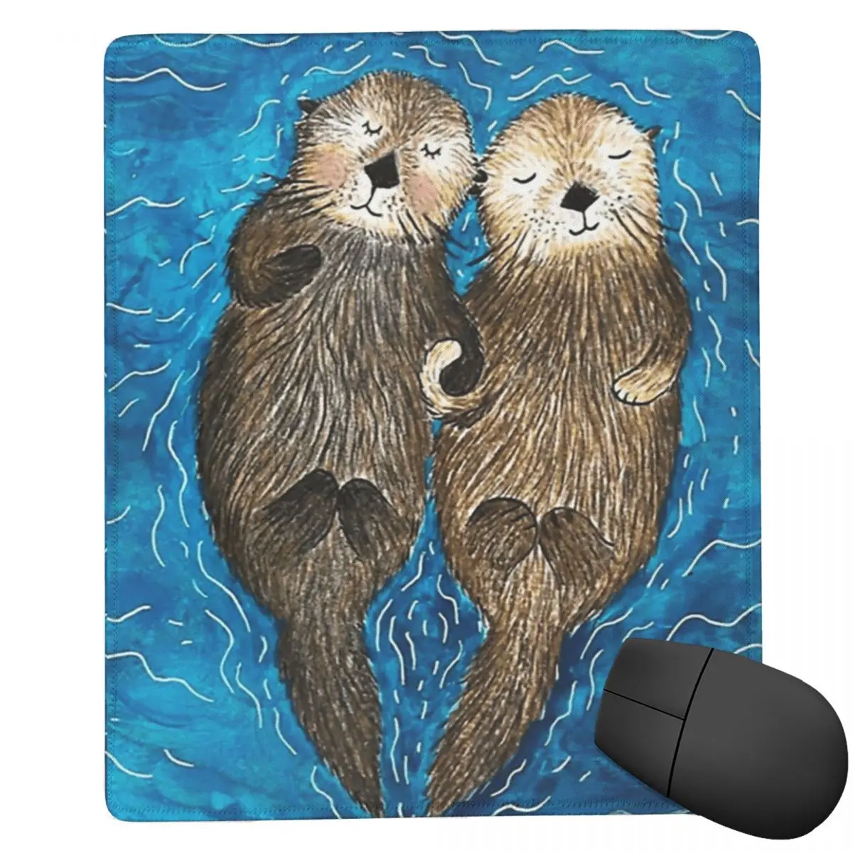 Otter CUTE SLEEP Mouse Pad Computer Keyboard Mouse Mat Gamer PC Laptop Desk Mat Office Accessories