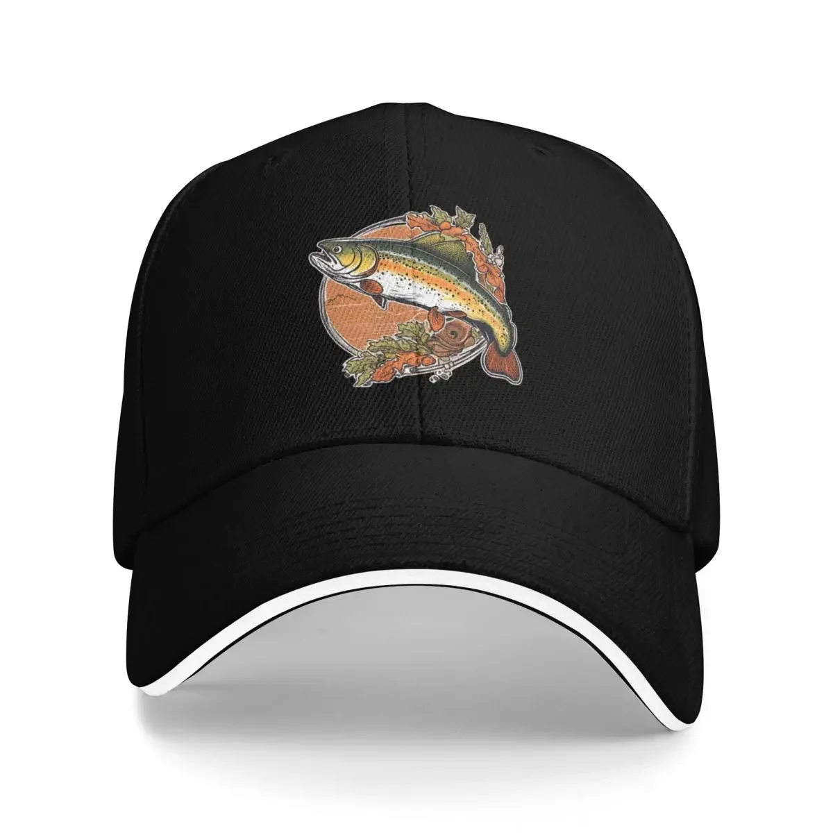 

Trout Fishing Baseball Cap Snapback dad hat Hat Women's Beach Outlet 2025 Men's