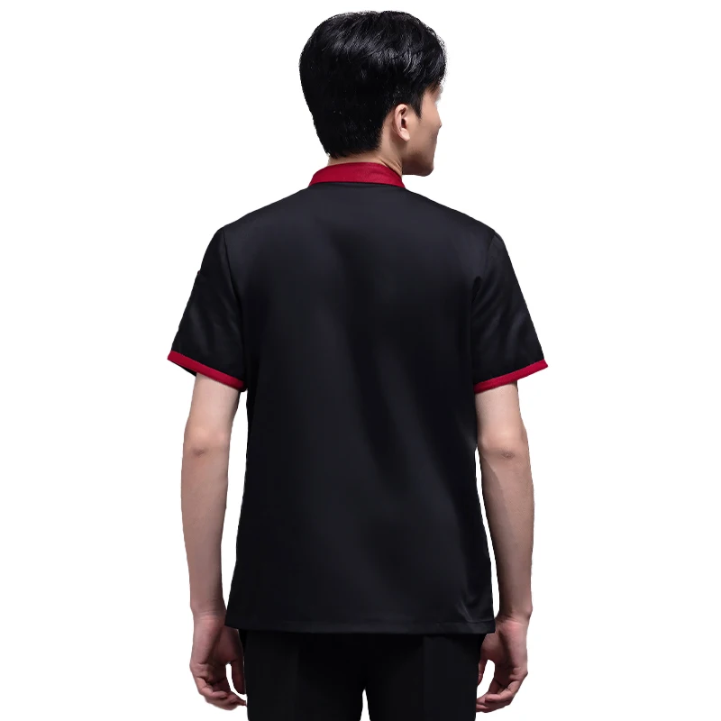 Giacca da cuoco uomo donna cappotto da cuoco sala da pranzo uniforme abbigliamento da cucina abbigliamento da lavoro per Hotel camicia da cuoco tuta da cameriere da forno