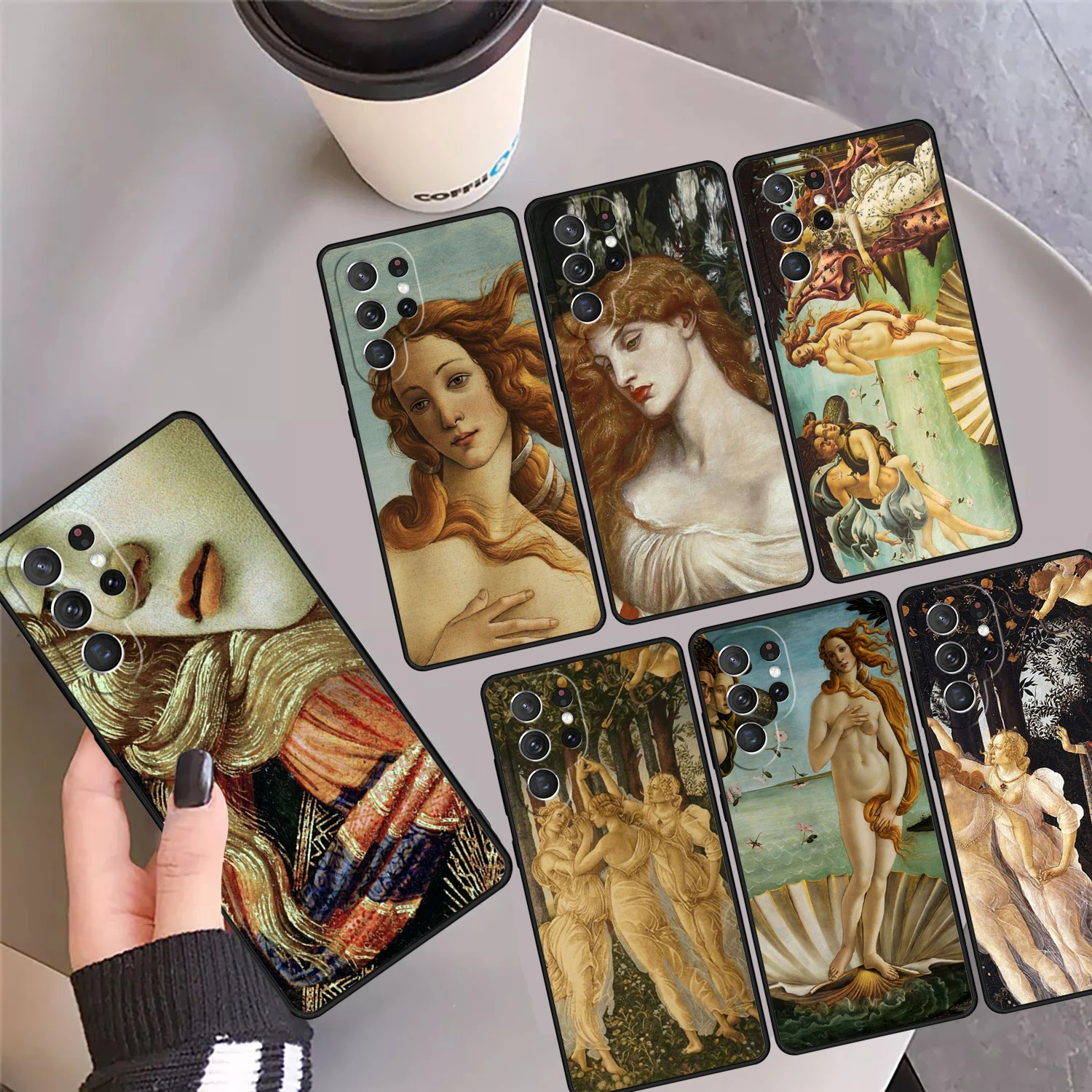 

Чехол для телефона Sandro botticelli Renaissance для Samsung Galaxy S25 S24 Ultra S23 S22 Plus S21 FE S20 Note 10 20 Pro lite