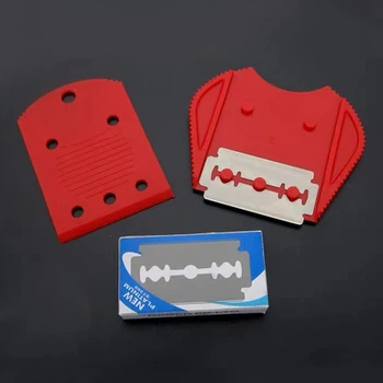 창문 유리 UV 접착제 스티커 리무버 자동차 자동 청소 면도기 스크레이퍼, 섬유 비닐 랩 필름 오븐 틴트 청소, 전화 화면 수리 도구