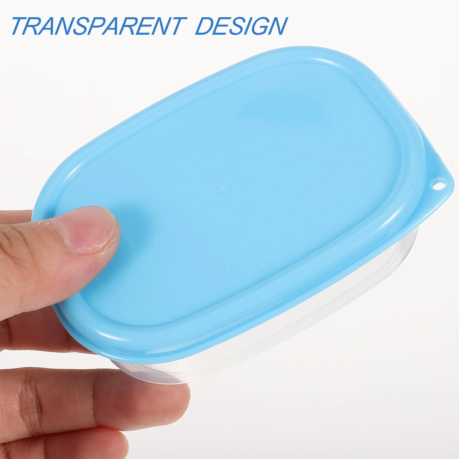 

4pcs Small Whistle Case Outdoor Sports Carrying Box Lightweight Portable Transparent Abs Storage Container For Jewelry Necklaces