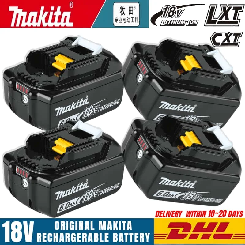 

✅BL1850 for makita 18v 6ah original batterybl1830 bl1860 bl1850B tool batteries compatible for Makita 18Vwireless grinder