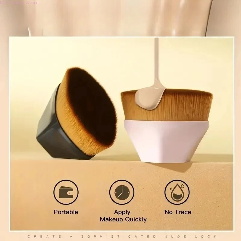 

New Magic Makeup Brush Liquid Foundation BB Cream No Trace Soft High Density Fiber Hair Easy to Carry Girls Beauty Tools