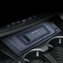 For BMW X5 F15 X6 F16 2014 2015 2016 2017 2018 15W Car wireless charger fast phone charger charging pad panel charging holder