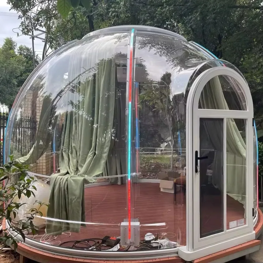 

Modern Detachable Transparent Outdoor Bubble House Dome Tent UV Protection Heat Insulation PC Material for Hotel Events Parties