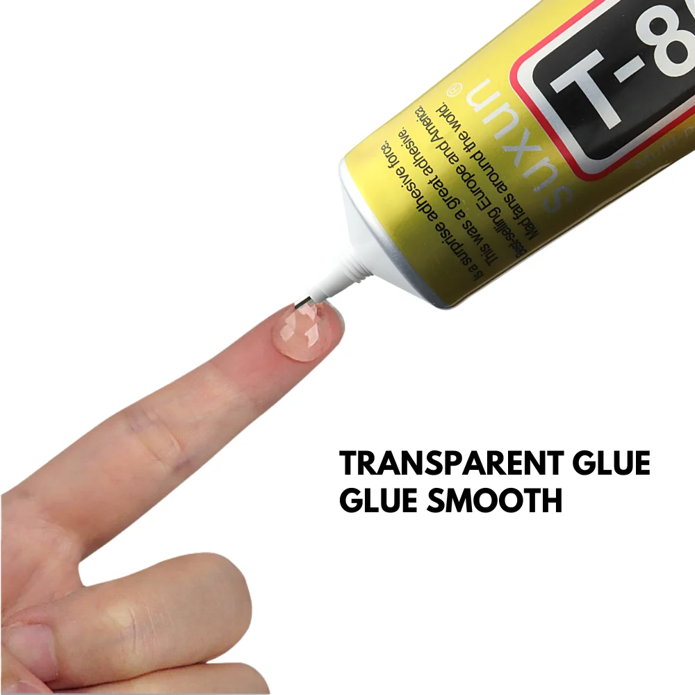 SUXUN T8000 Transparent T8000 Glue Clear Phone Repair Jewelry Craft Fiber Electronic Component Contact Adhesive T-8000 Sealant