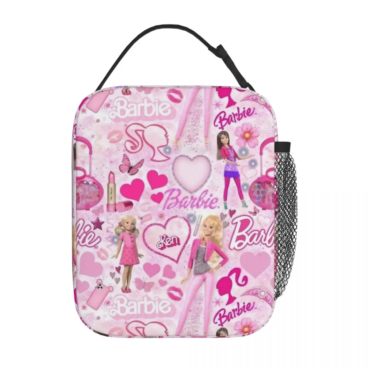 Barbie Doll House Girl Pink Insulated Lunch Bag High Capacity Lunch Container Cooler Bag Tote Lunch Box College Travel Men Women