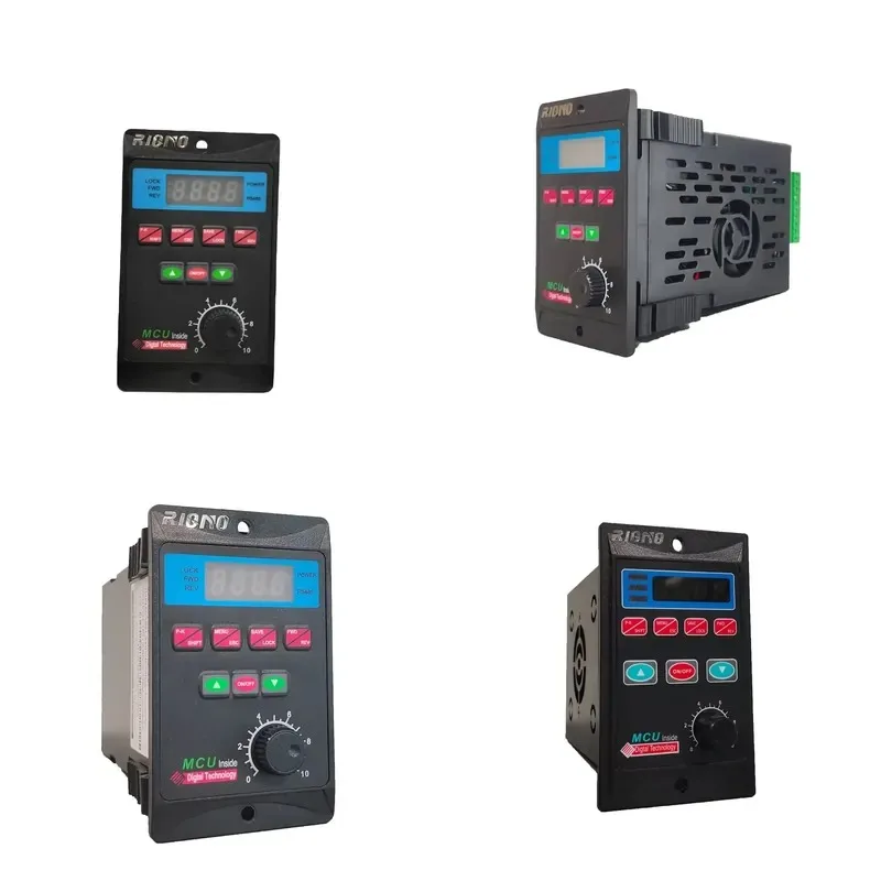 220V Single-Phase 50HZ Micro AC Inverter Variable Frequency Converter Multiple Functional VFD Speed Controller Motor 750W