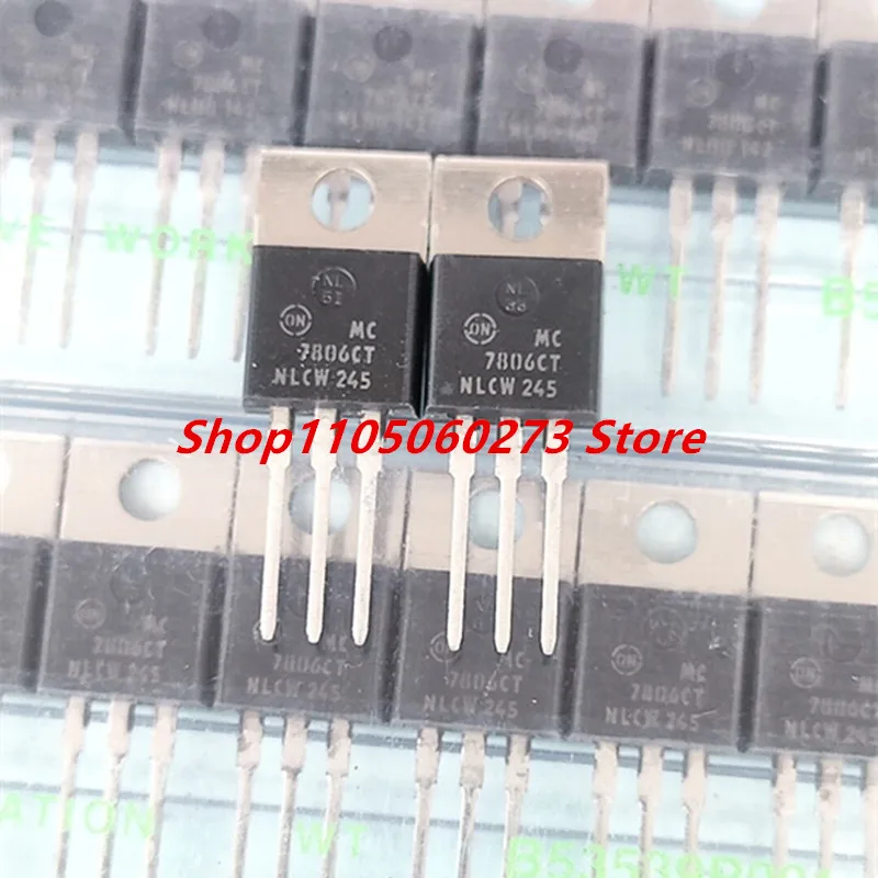 10 pieces. Three-terminal voltage stabilizing block TO-220 MC 7805 CT MC 7806 CT MC 7812 CT MC 7815 CT MC 7808 CT MC 7824 CT MC