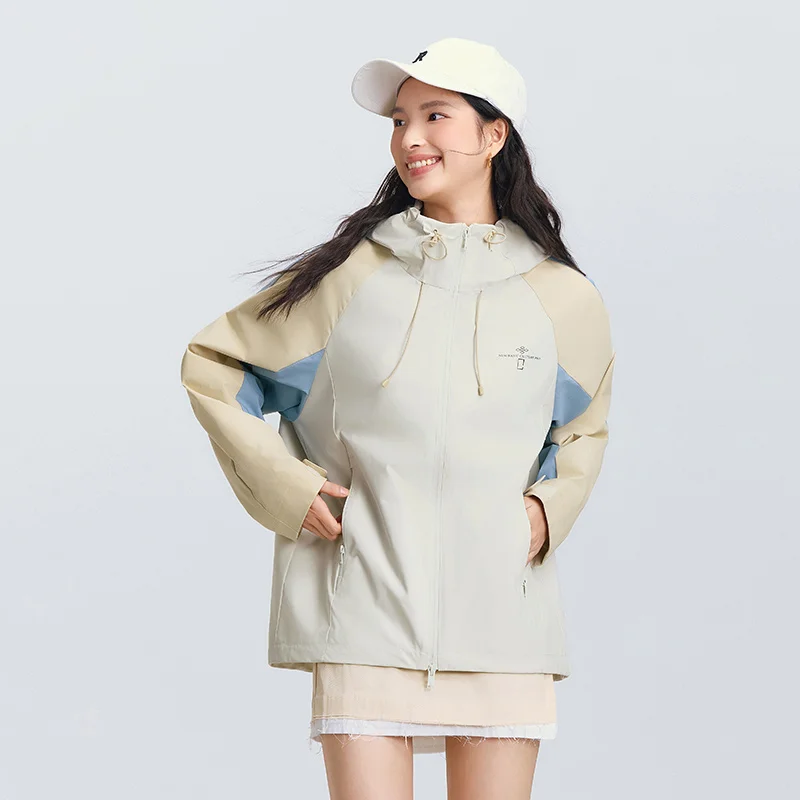 Chaqueta Semir para mujer, resistente al viento, impermeable, nueva ropa de abrigo protectora de primavera, versátil a la moda para ir al trabajo, 2025