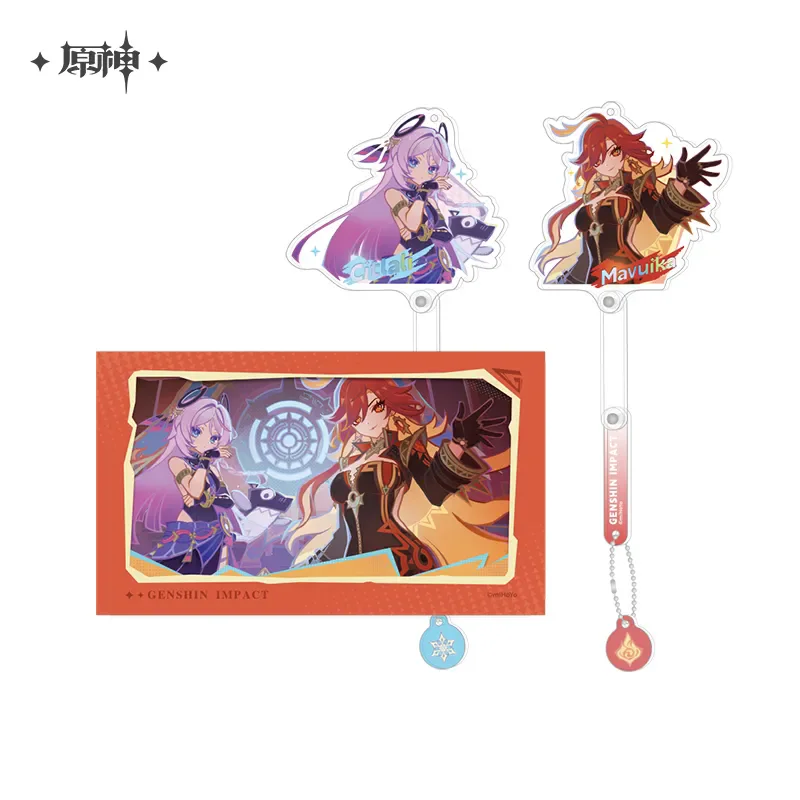 

[Genuine] Genshin Impact Mavuika Citlali Kawaii Cosplay Acrylic Transcard Cartoon Pendant Keychain Backpack Decor Birthday Gift