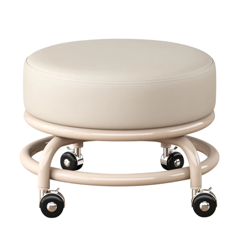 Pulley Low Stool with Baby Toddler Stool Home Floor Cleaning Beauty Seam Stool Minimalist Creative Soft Seats Baby Shoe