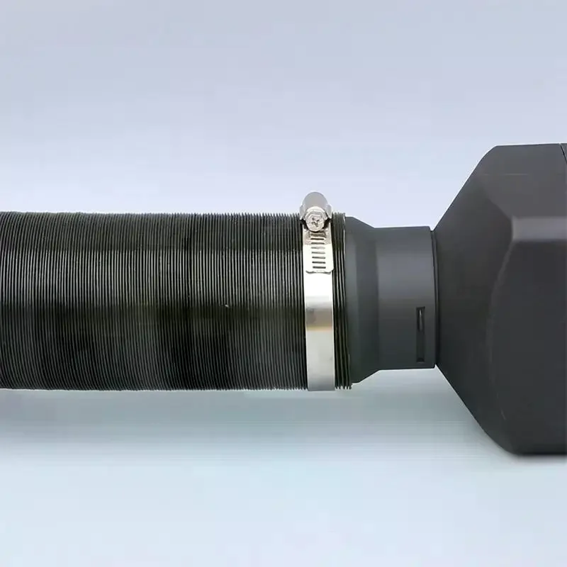 ID50mm Stretchable Air Hose: Aluminum Foil Auxiliary Heater Duct For Various Lengths