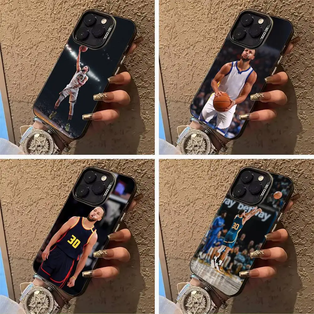 

C-30- Curry Phone Case For iPhone 17,16,15,14,13,12,11 Plus Pro Max Colored Silver Phone Case