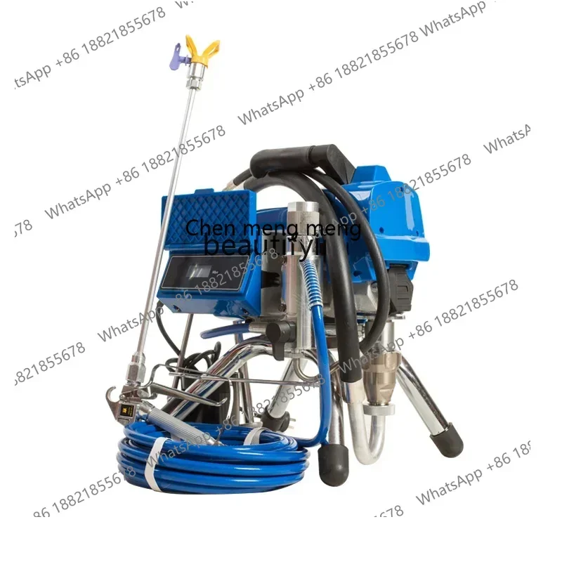 New arrive  High pressure airless spraying machine spraying latex paint inner wall paint high power wall spraying machine