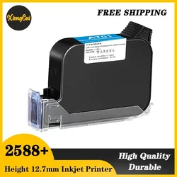 2588+M 2588 2588+ Handheld Printer Ink Cartridge Fast Dry Eco Solvent Print Height 12.7mm Inkjet Printer Colorful Ink Cartridge