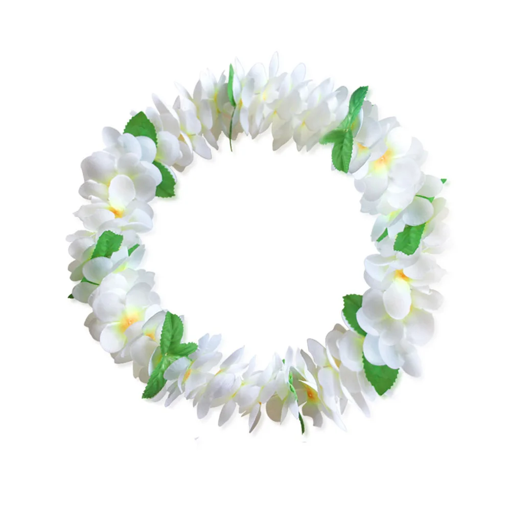 

4Pcs Flower Garlands for Women Girls Artificial Floral Wreath Set Lightweight Tropical Accessories for Party Festival Beach