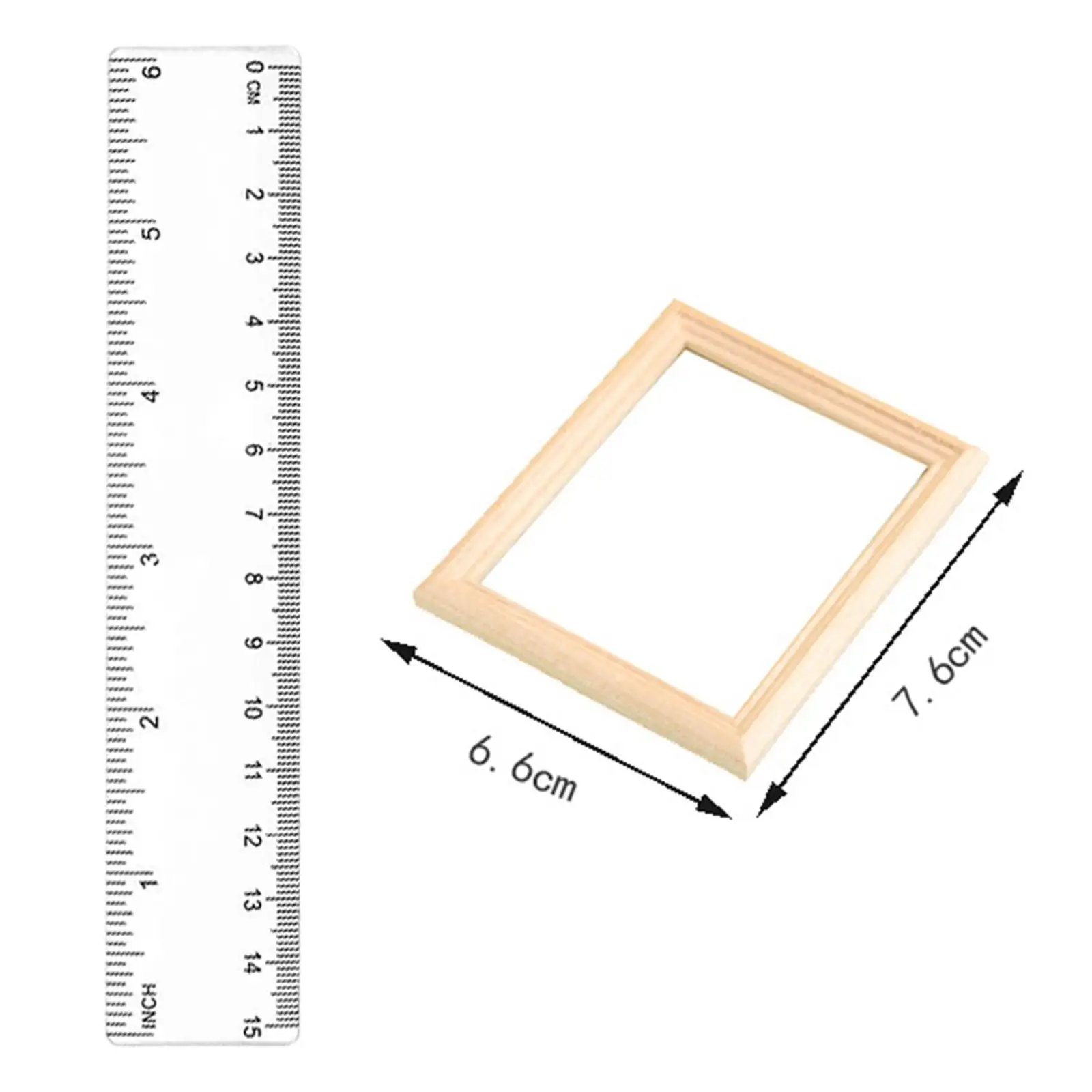 1:12 인형의 집 사진 프레임, 미니어처 사진 프레임, 공예 시뮬레이션 DIY 벽 아트 페인팅 장난감, DIY 풍경 레이아웃 건물