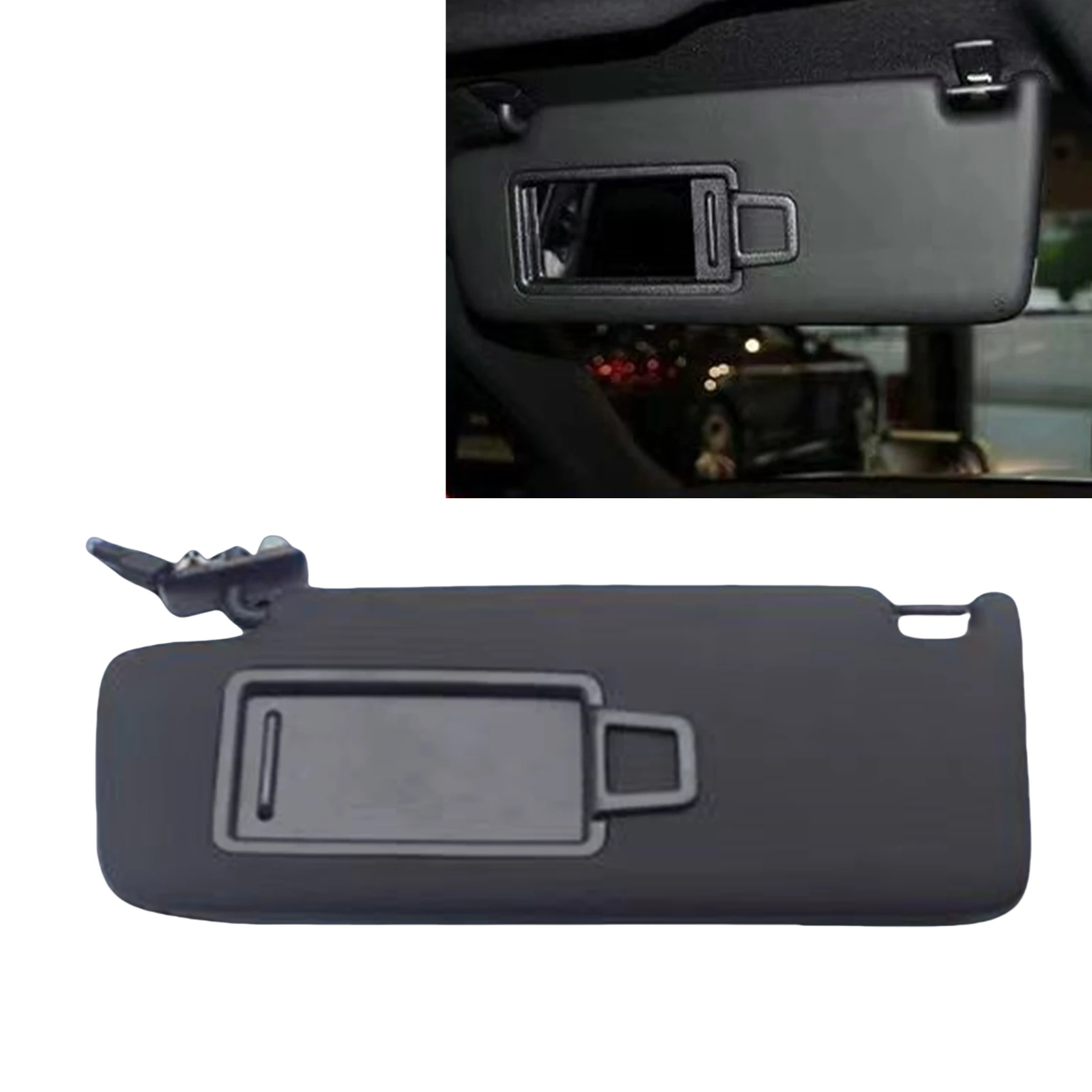 

Left Side Sun Visor Sunshade For Porsche Macan 2014-2022 Black Interior Front Window Sunvisor Sunshield Shield Shade Blind Cover