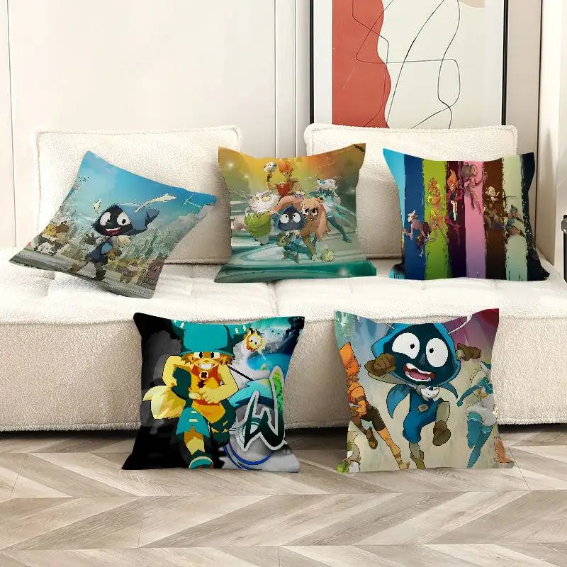 لعب الأدوار لعبة W-Wakfues غرفة ديكور جماليات كيس وسادة ديكور المنزل غرفة نوم أريكة سرير الأريكة وسادة غطاء 45x45