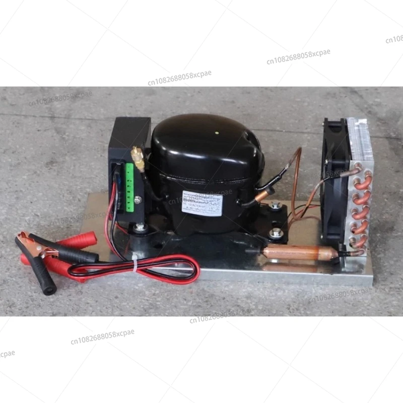 Фото BD35HC без контроля температуры 12V24V (R134a) Компрессорный блок постоянного тока Автомобильный холодильник, холодильный конденсаторный блок