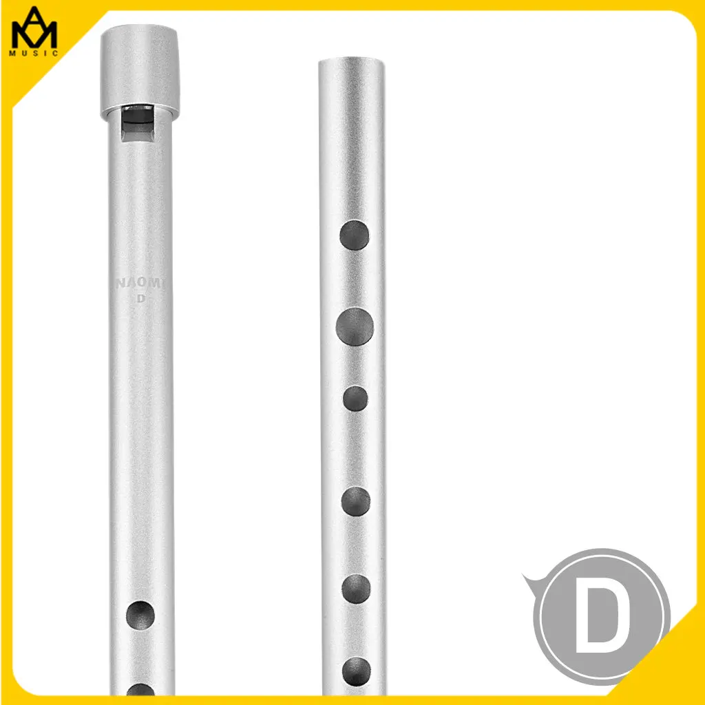 NAOMI Irish Penny Whistle 6 Holes British Flute Key D Irish International Instrument Perfect For Beginners Intermediates Experts