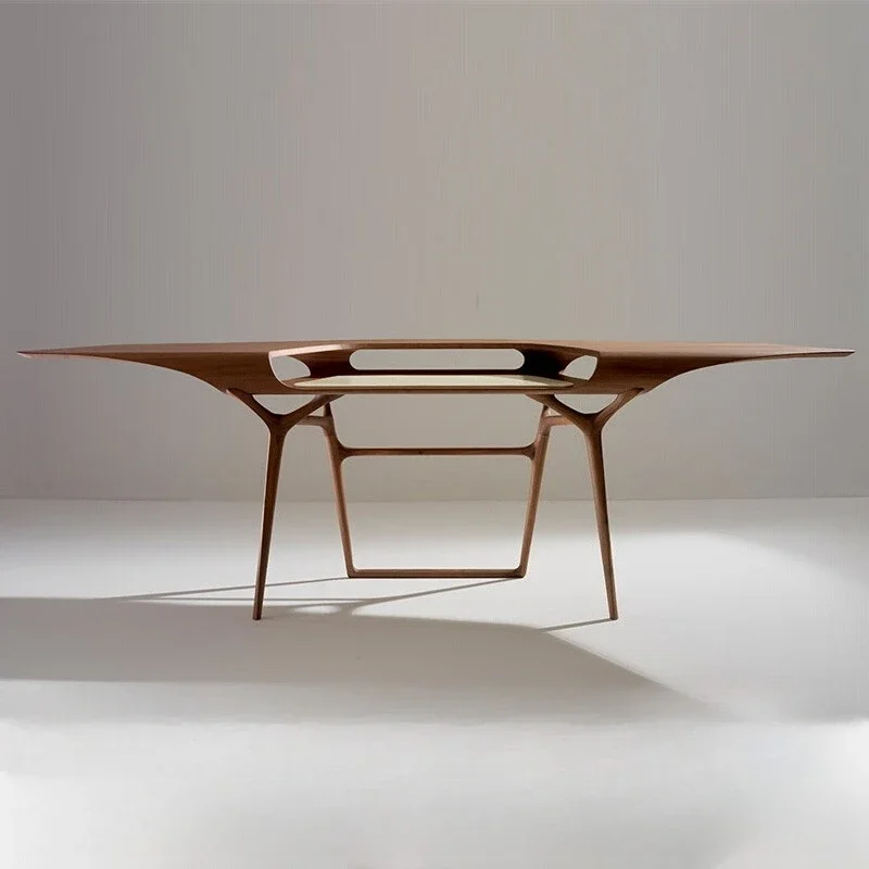 Minimalist solid wood desk antique computer desk workbench boss desk