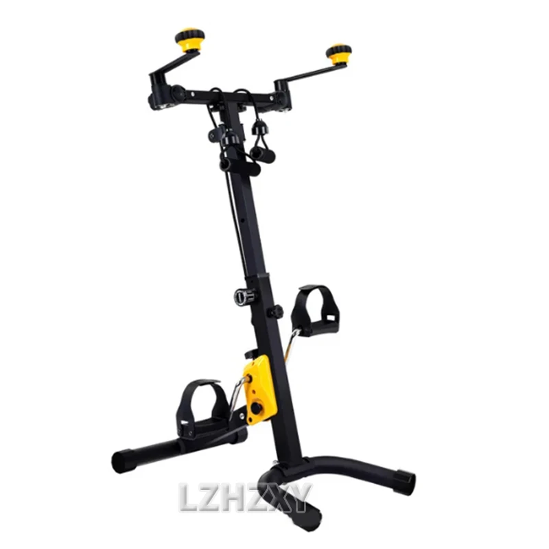 Indoor Mini Fitness Exercise Bike Treadmill Vertical Rehabilitation Bicycle Handrail Cycling Stepper Leg Pedal Trainer new