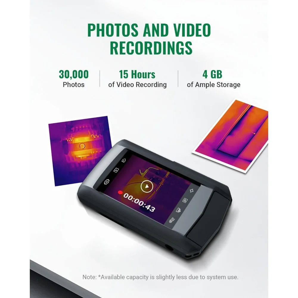 كاميرا تصوير حراري صناعية وعلمية 3.5 بوصة تعمل باللمس بدقة 240 × 240 كاميرا بصرية 96 × 96