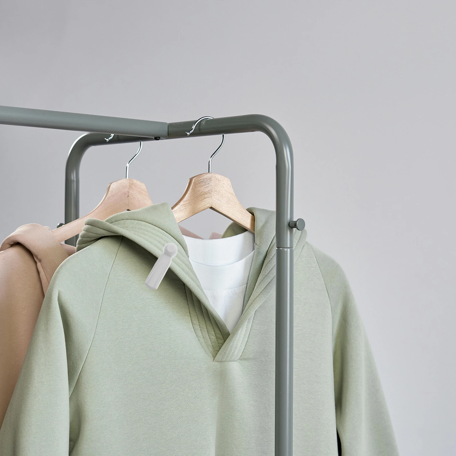 20 قطعة علامات صلبة مغناطيسية قابلة لإعادة الاستخدام رمادي فاتح مضاد للسرقة قفل علامات الملابس للأحذية القبعات الملابس حماية فقدان التجزئة #1