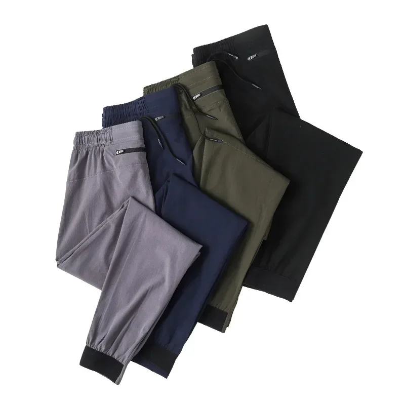 Pantalon de sport respirant à séchage rapide pour homme, pantalon de course, fitness, logo, loisirs, printemps, été