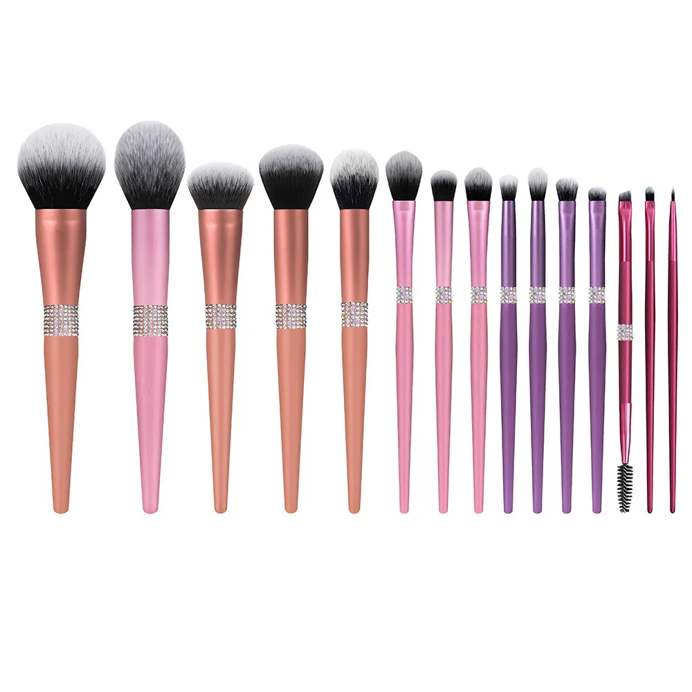 Biyouyi New 15 Bright Queen Series High-grade Dumb Gold Color Series makeup brushes & tools Brush Set