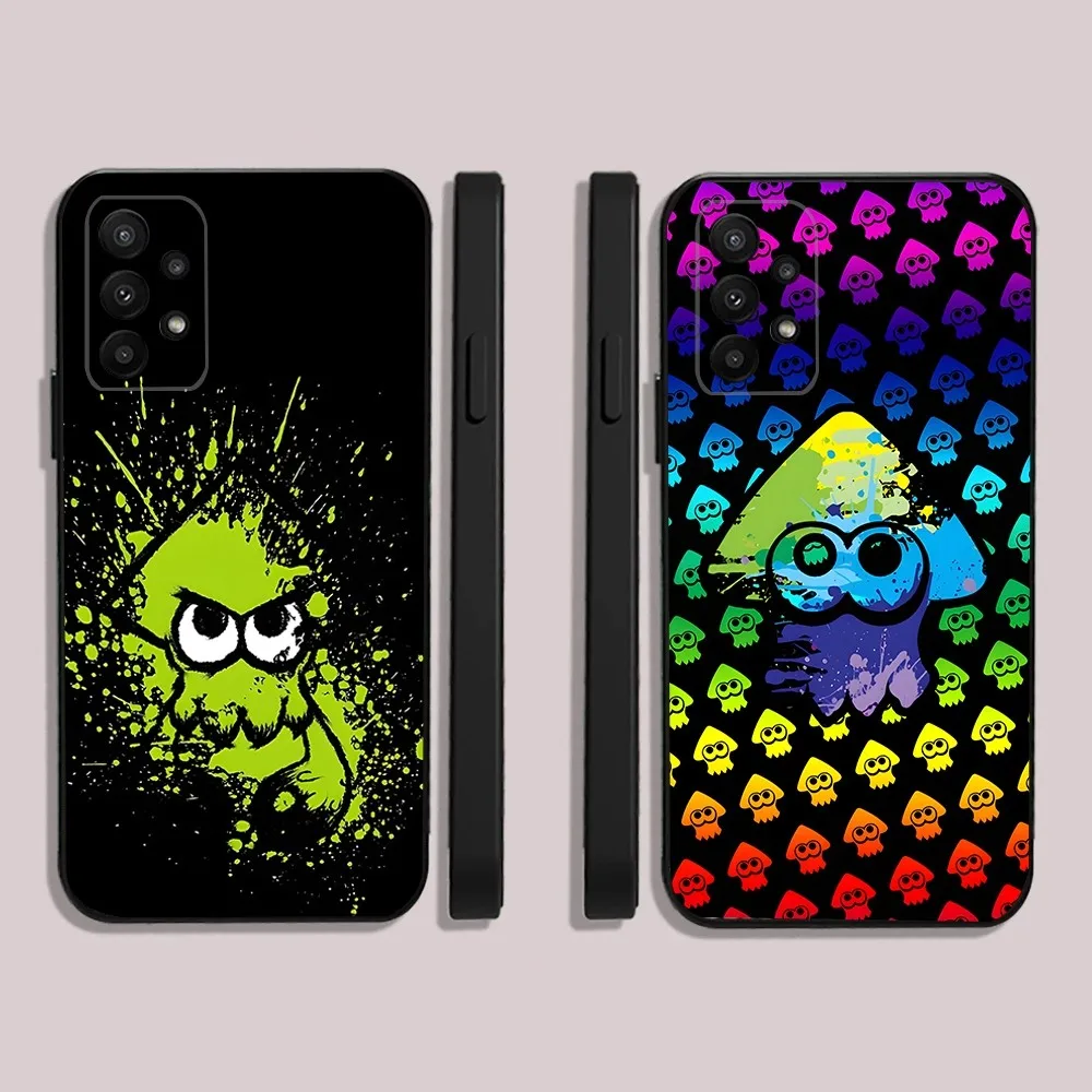 

Game S-Splatoon 2 3 Phone Case For Samsung S24,23,22,30,21,10,9,Ultra,Plus,Lite,FE,5G Black Soft Case