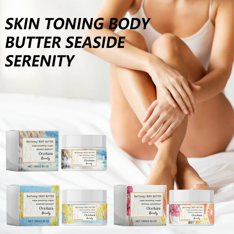 

Hydrating Body Butter Cream For Dry Skin, Firming & Brightening Moisturizer With Anti-Wrinkle Effect, Lightweight Formula