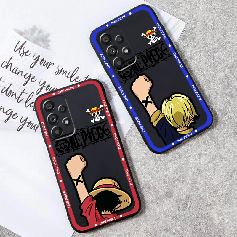

One Piece Roronoa Zoro For Samsung A53 A52 A33 A32 A51 A71 A21S A13 A73 A55 A22 A23 A35 A72 A54 A12 5G Black TPU Phone Case