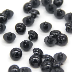 HENGC 50pcs 10/11/12/15mm Black Safety Eyes Buttons For Needlework Shirt Coat Blazer Doll Stuffed Toys DIY Handmade Decorations