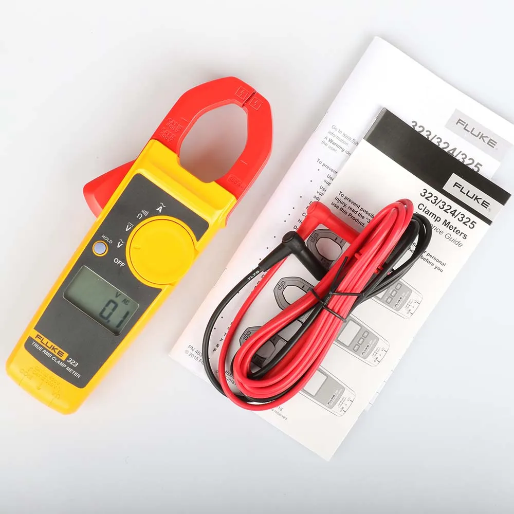 Fluke 323 True RMS AC 400A Clamp Meter with Carry Bag