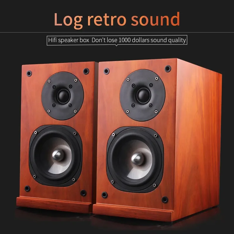 

M-07 HIFI Speaker Bookshelf Speaker Wooden Case Passive None-Battery Lossless
