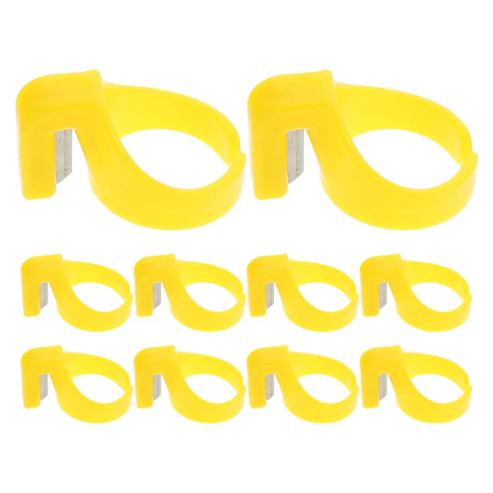 

10Pcs Balloon Cutter Ring Lightweight Plastic Finger Cutter Tool Precise Balloon Ribbon Cutting Party Accessory