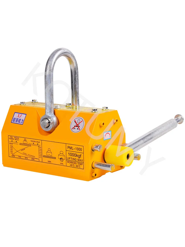 New Permanent Magnet Lifter Magnetic Lifting Tool Hoist Equipment Crane 100KG/200KG