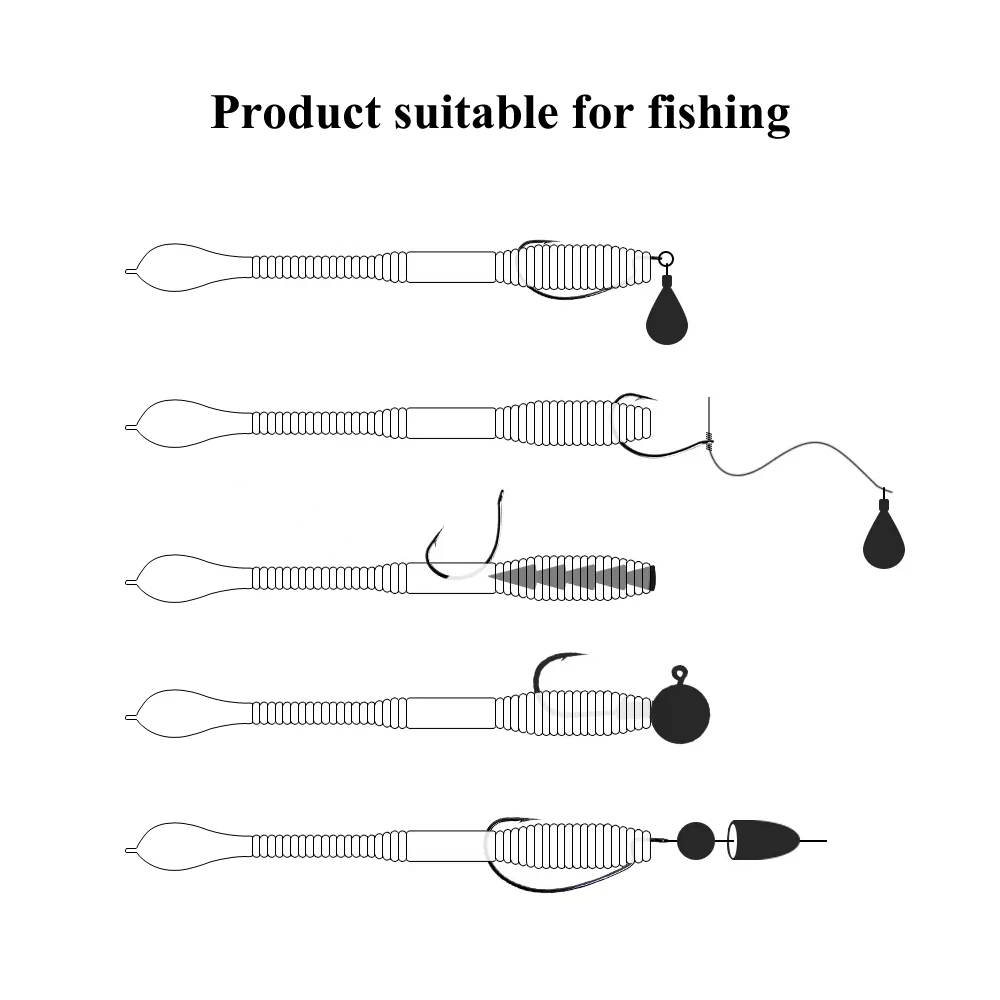ILure señuelo blando 10,5 cm – Cebo artificial para lubina y sábalo - imagen 5