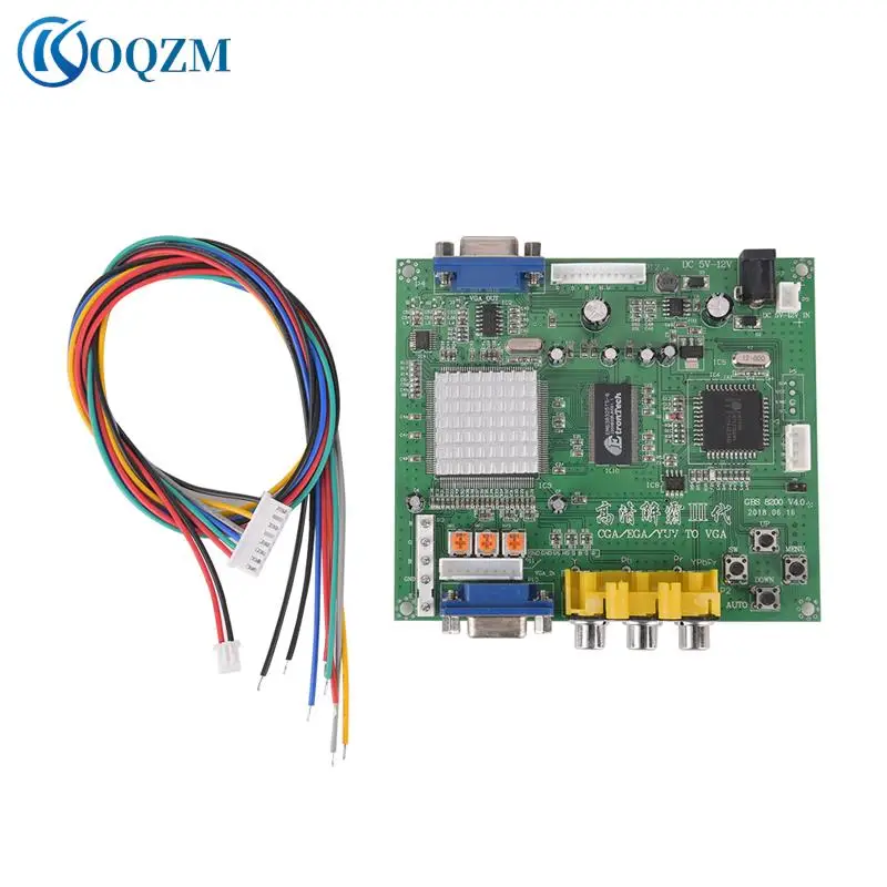 Arcade Game RGB/CGA/EGA/YUV To VGA HD Video Converter Board HD9800/GBS8200 Hot Green Board