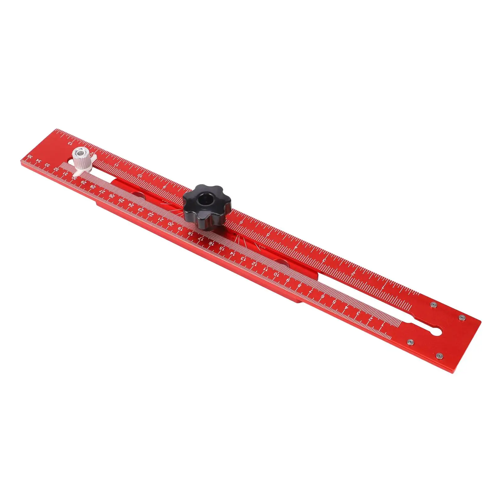 T Square Rotated Woodworking Scriber Edge Ruler Portable Carpenter Layout Tool for Engineers Craft Versatile Professional