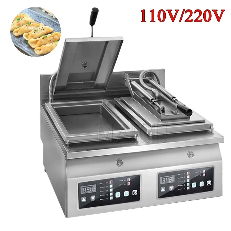 

Electric Digital Computer Control Commercial Dumpling Frying Pan Electric Dumpling Fry Machine