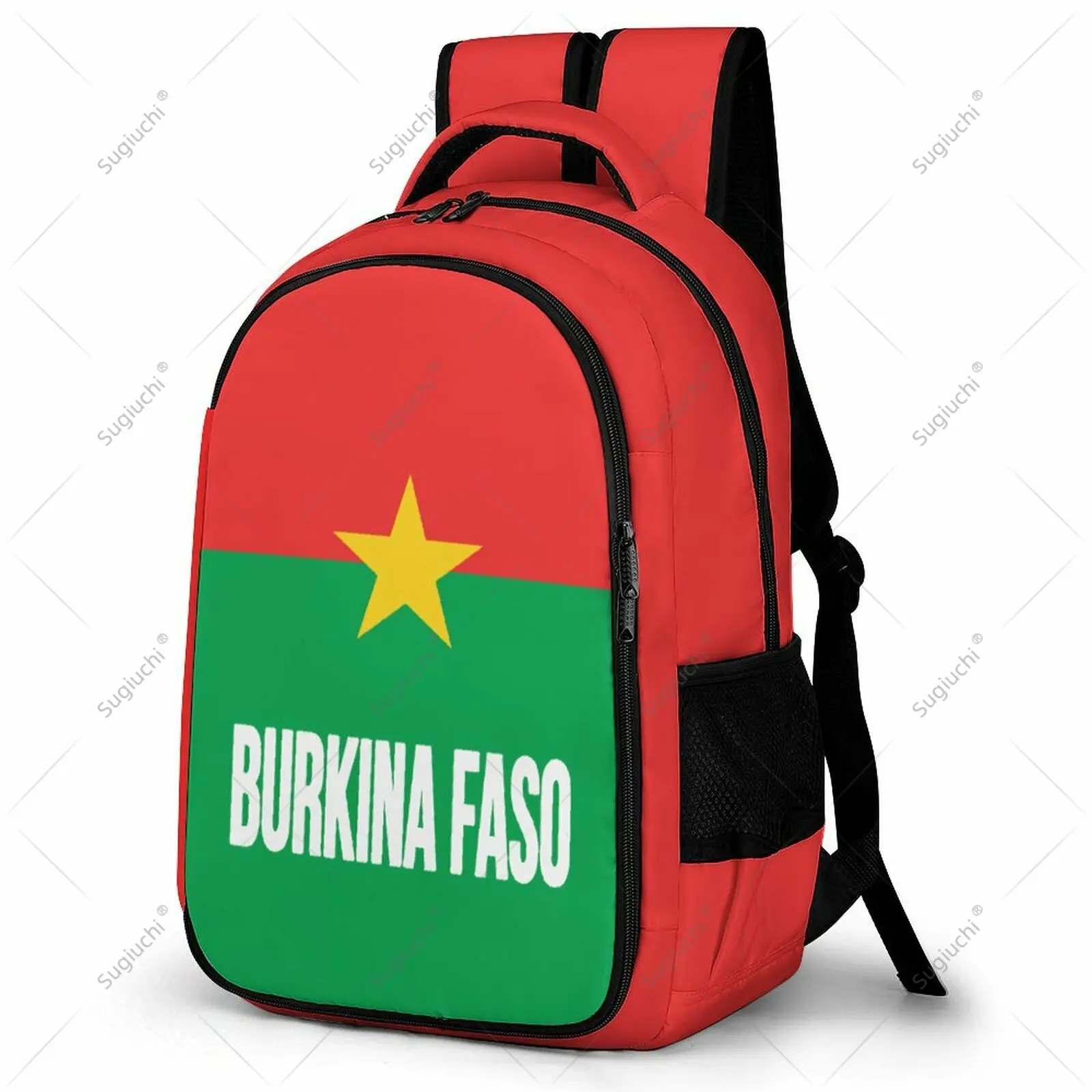 

Backpack Burkina Faso Flag Student Schoolbag Smart Business Travel Leisure Backpack Laptop Back Pack Office Work Bag
