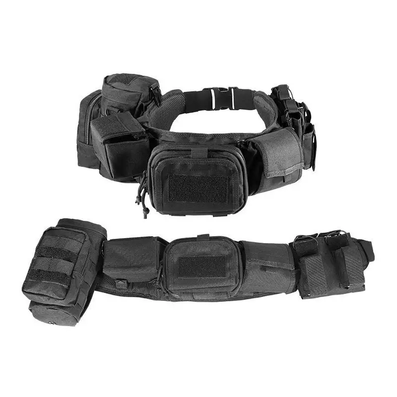 Imagem -02 - Cintura Tática Camuflagem Outdoor Molle Belt Multi Funcional Equipamento de Transporte