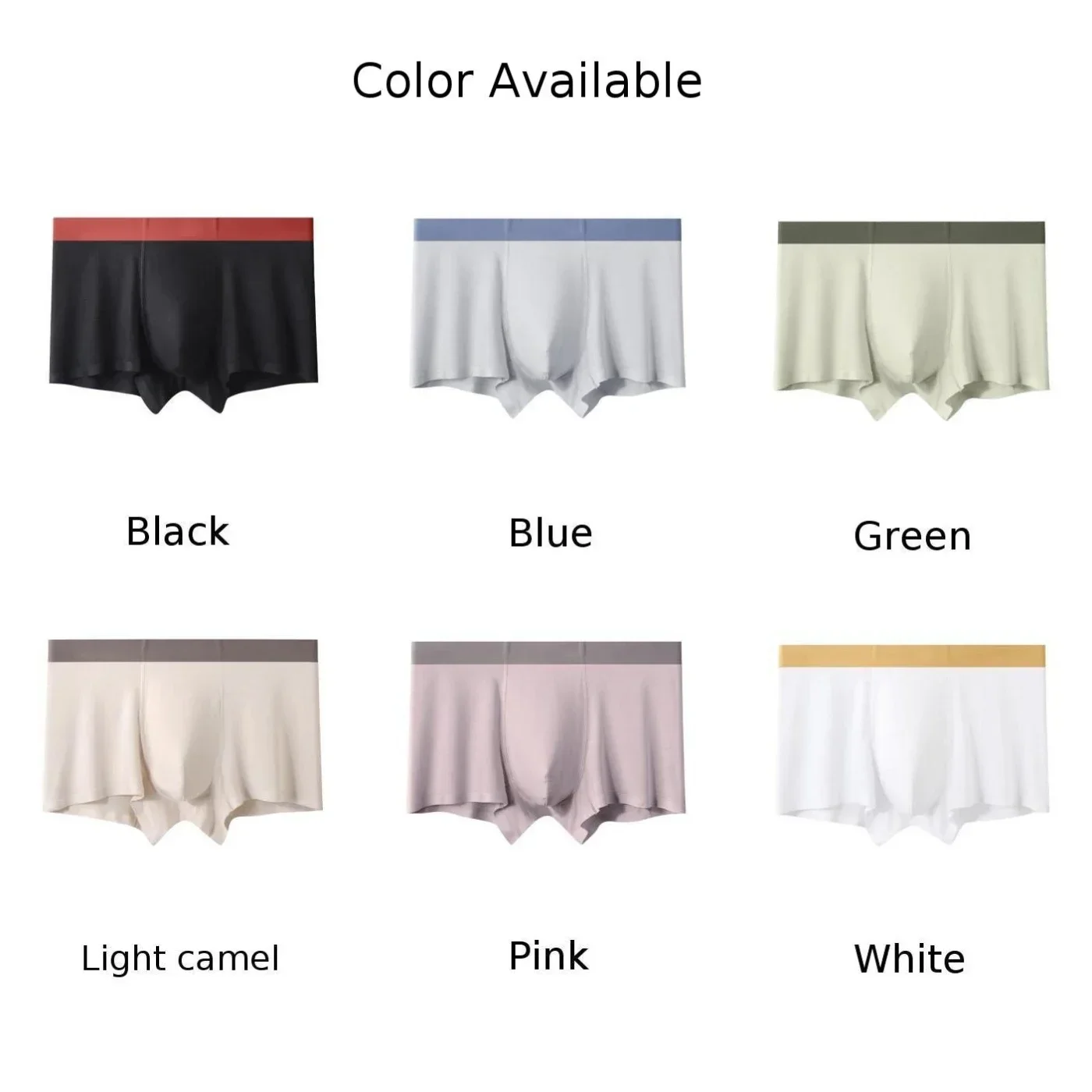 Boxer Sexy en Modal pour Homme, Sous-Vêtement Sans Couture, Ultra-Doux, Confortable, Lingerie Solide